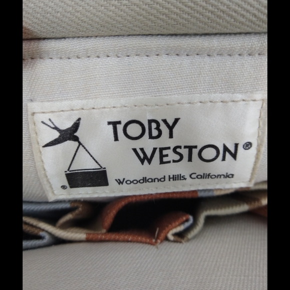 Vintage Toby Weston Striped Bag - Picture 4 of 8